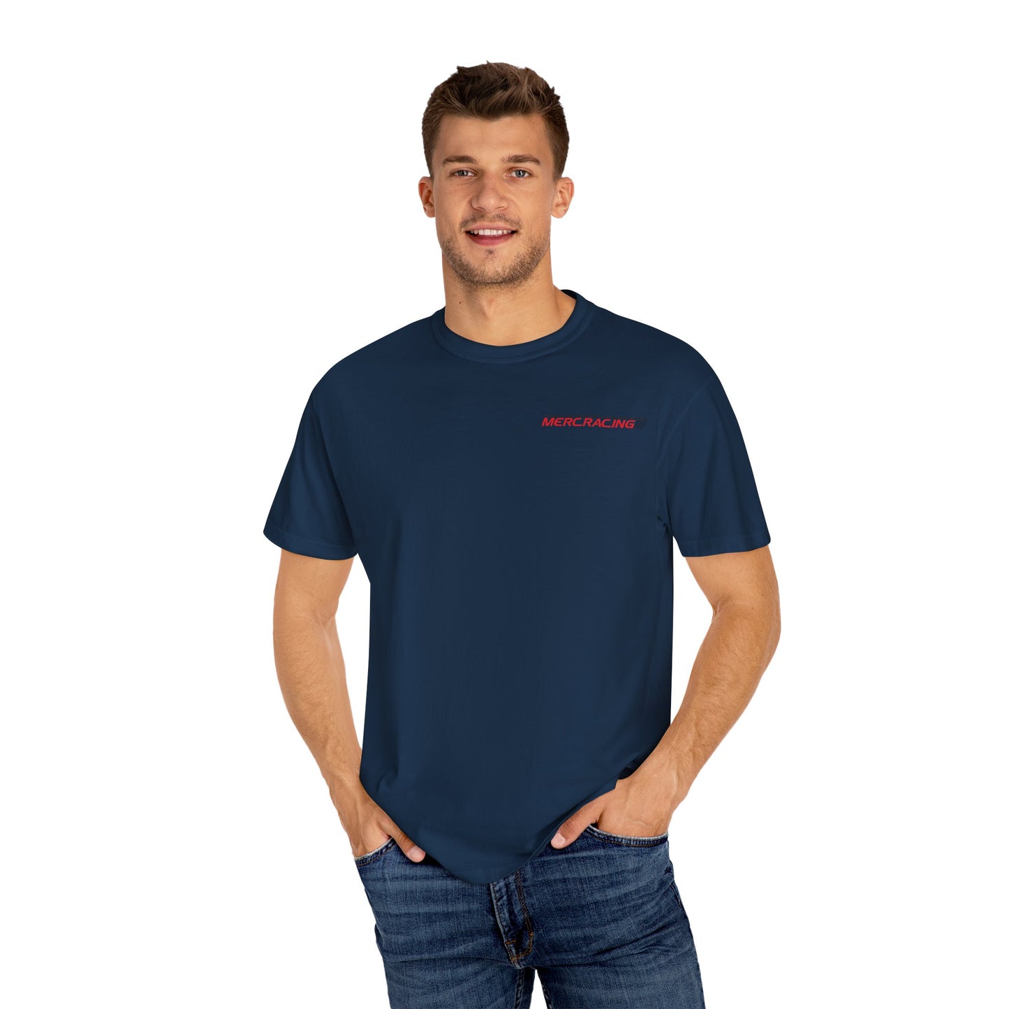MercRacing Graphic T-Shirt — Racing Logo Tee (Front & Back)