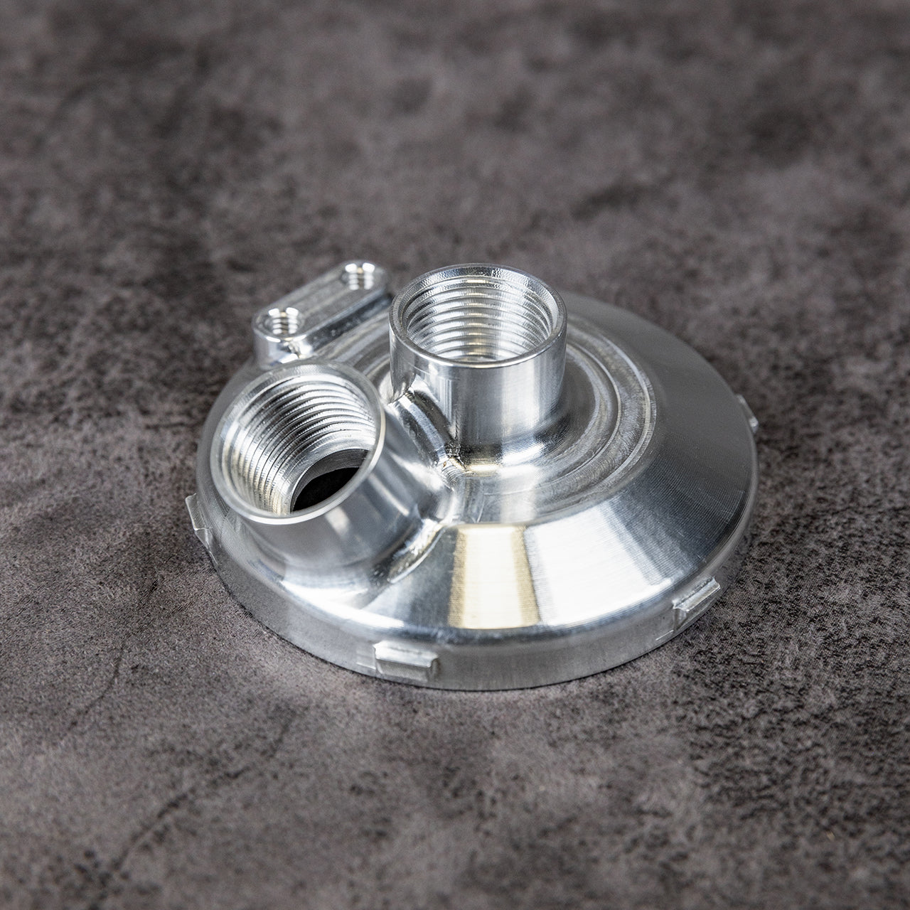 Billet PCV Housing Adapter for 3.0T PCV Relocation