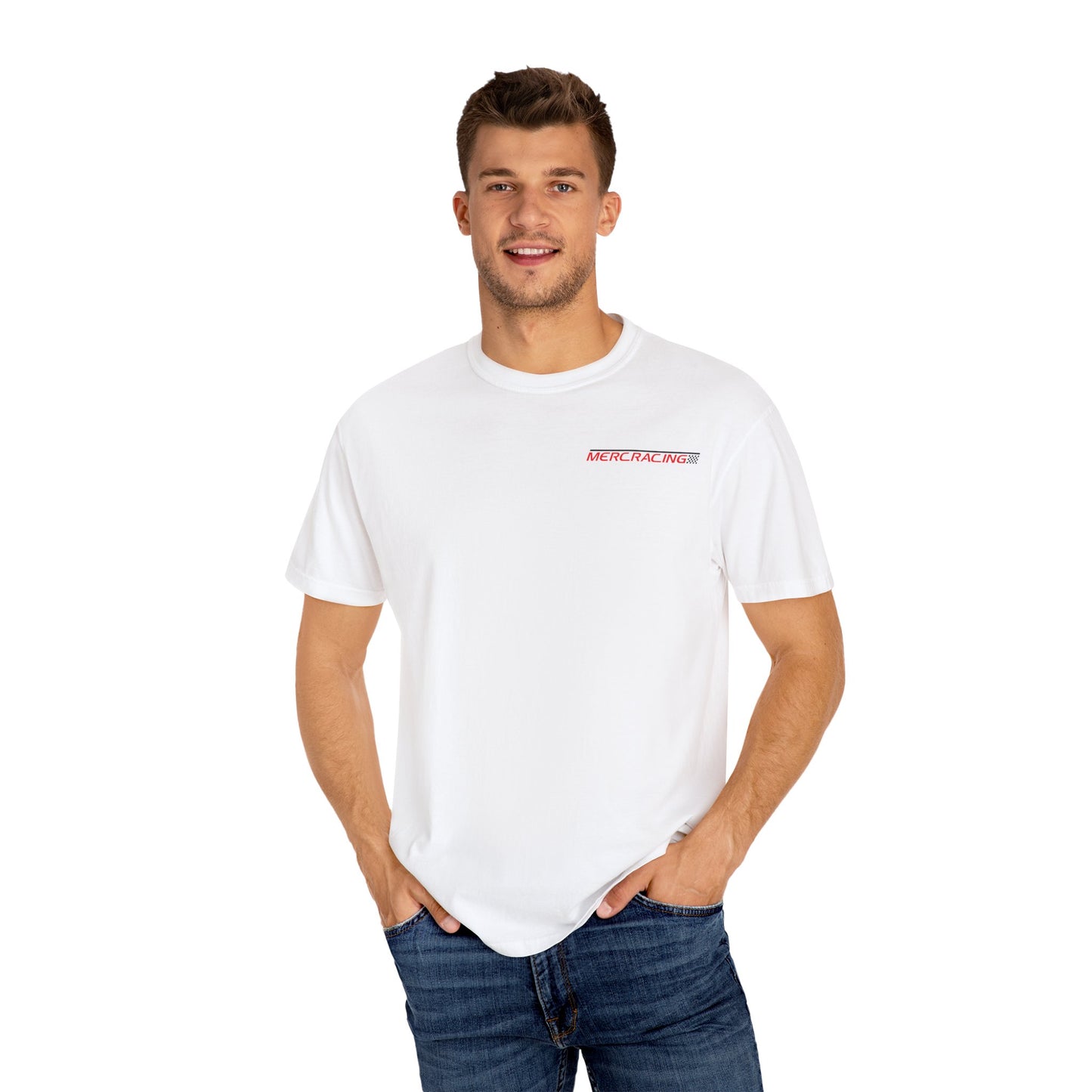 MercRacing Graphic T-Shirt — Racing Logo Tee (Front & Back)