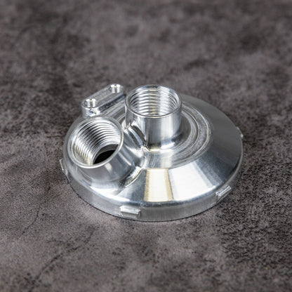 Billet PCV Housing Adapter for 3.0T PCV Relocation