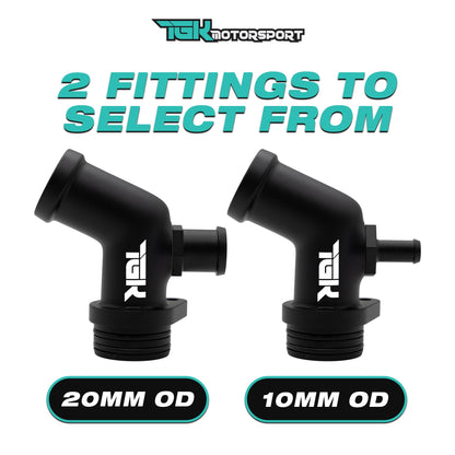 TGK Motorsport Audi 4.0T Front Thermostat Billet Piping Kit